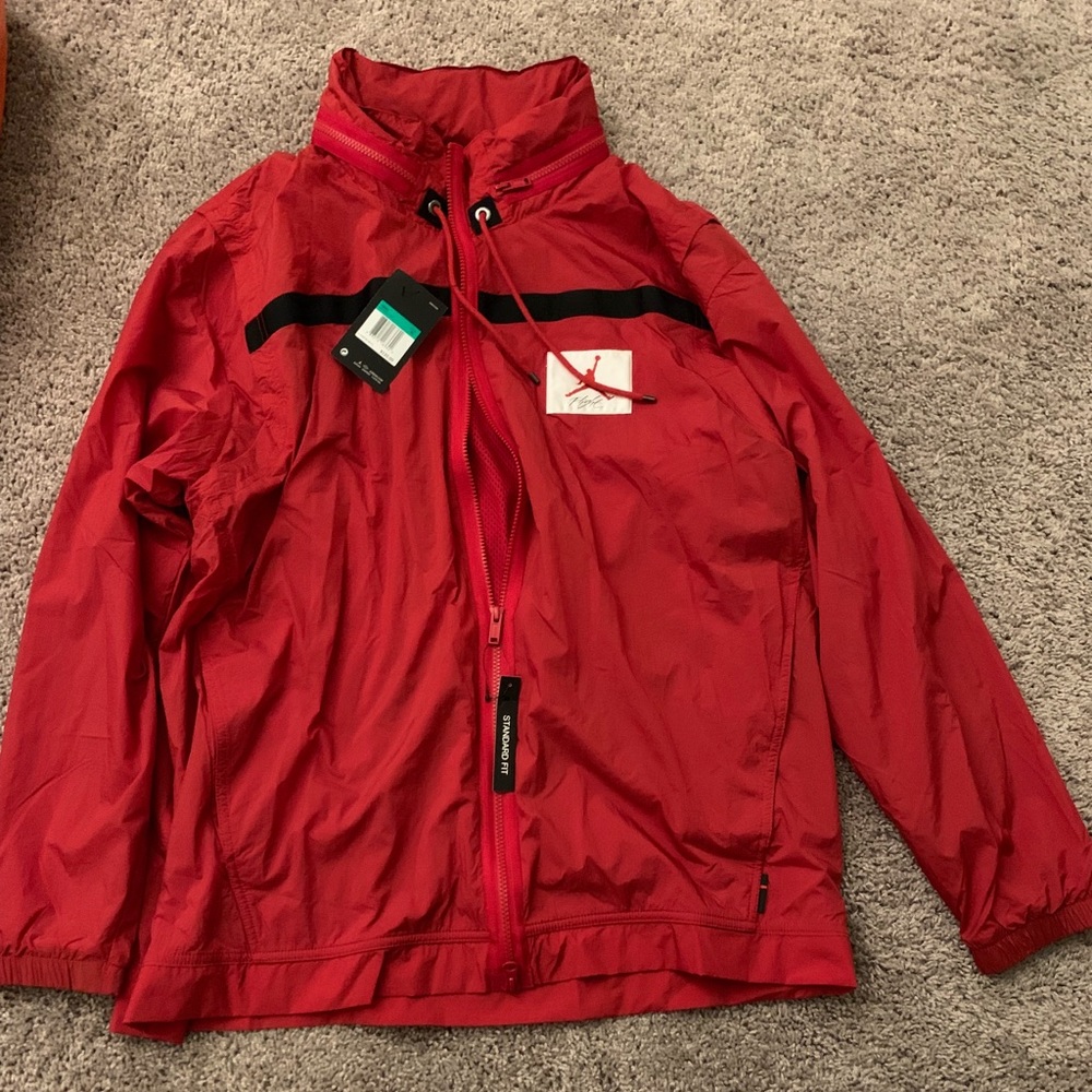 Nike Jordan wings of flight windbreaker red XL NEW
